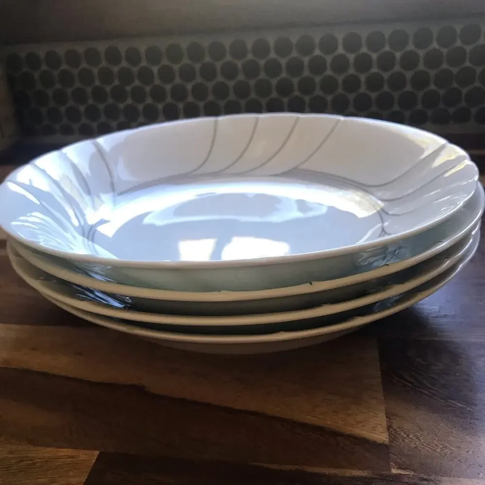 Vintage Mikasa Fine China Salad Bowls Set of 4 Fleetwood L9708 Made in Japan